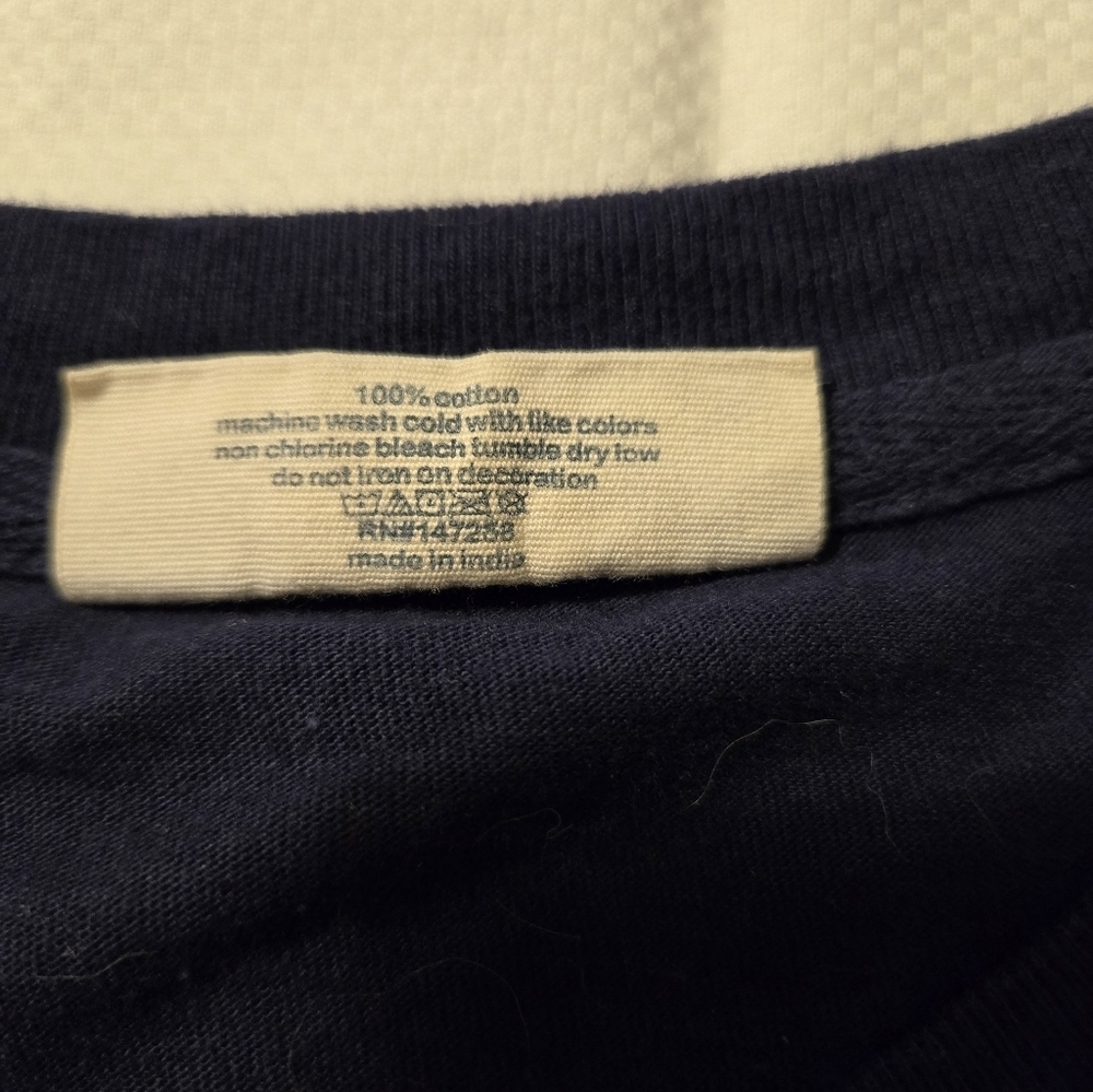 Simply Southern Turtle Conserve and Protect Navy Blue Long Sleeve Shirt Size S - Picture 4 of 5